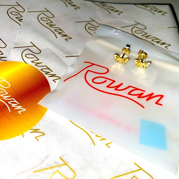 ROWAN Butterfly Studs - Picture 3 of 3